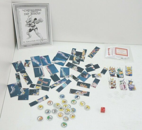 SAINT-SEYA-CAVALIERI-dello-ZODIACO-Gioco-da-Tavolo-IL-GRANDE-SCONTRO-anno-1986-124088149401-2