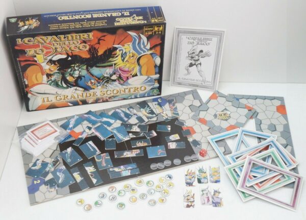 SAINT-SEYA-CAVALIERI-dello-ZODIACO-Gioco-da-Tavolo-IL-GRANDE-SCONTRO-anno-1986-124088149401