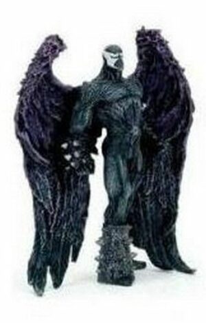 SPAWN WINGS of REDEMPTION series 1. ACTION FIGURE cm 7 cm. McFarlane Nero-Grigio