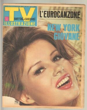 TV Sorrisi e Canzoni anno 1966 n. 9 - 27 Febbraio in copertina Pamela Tiffin