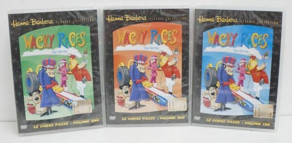 WACKY-RACES-LE-CORSE-PAZZE-Serie-Completa-n-3-DVD-Editoriale-Nuovo-113855455281