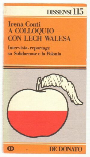 A COLLOQUIO CON LECH WALESA di Irena Conti ed. De Donato 1981