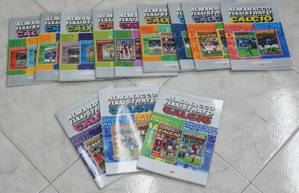 ALMANACCO-ILLUSTRATO-DEL-CALCIO-Panini-1971-2002-n-12-volumi-Editoriali-123822098902-2