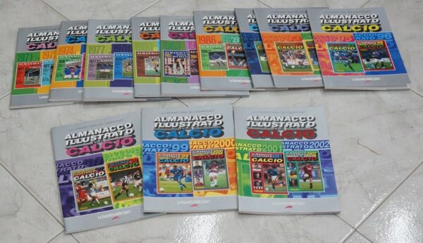 ALMANACCO-ILLUSTRATO-DEL-CALCIO-Panini-1971-2002-n-12-volumi-Editoriali-123822098902