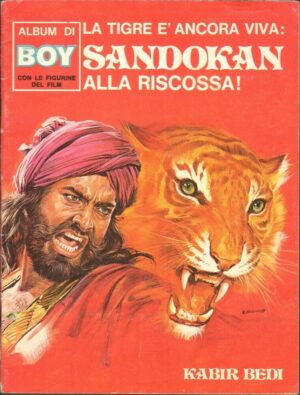 Album Figurine SANDOKAN ALLA RISCOSSA. La tigre e' ancora viva. Edierre 1977. In