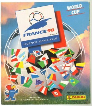 Album World Cup FRANCE 98 Panini Versione Italiana. Incompleto. Presenti 103 fig