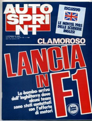 Autosprint 1985 n.4 Gennaio - Lancia in F1, trofeo Renault 5