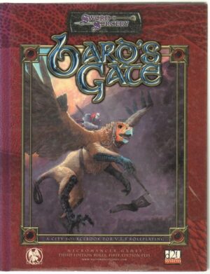 BARD'S GATE - SWORD SORCERY ed. Necromancer Games WW 8352 Mappa Inclusa
