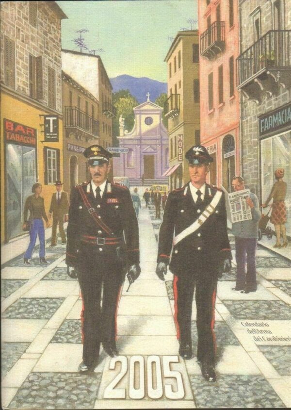 CALENDARIO-CARABINIERI-Anno-2005-Senza-cordoncino-originale-112172859142