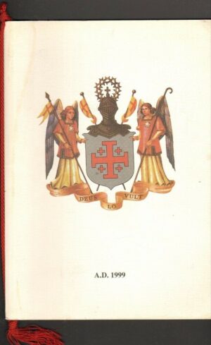 Calendario Ordine Equestre del Santo Sepolcro di Gerusalemme Anno 1999. Con cordoncino originale
