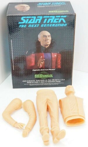 CAPTAIN JEAN LUC PICARD Star Trek Kit da Montare e Colorare Scala 1:6 Geometric