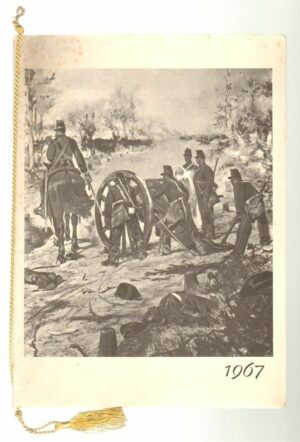 Calendario 18° Reggimento Artiglieria C.A.L. Anno 1967 Con cordoncino originale