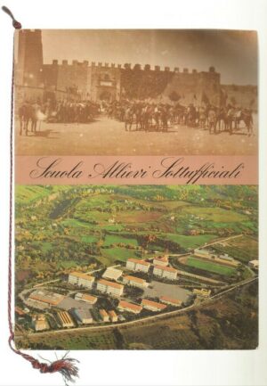 Calendario Scuola Allievi Sottufficiali anno 1982 con cordoncino. Esercito Itali