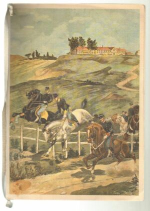 Calendario Scuola Militare di Equitazione Anno 1986 Con cordoncino originale