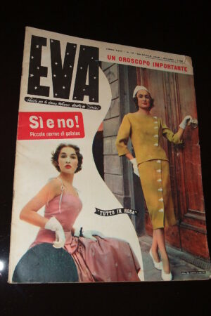 EVA anno XXIII N.17 del 1956, rivista per la donna italiana
