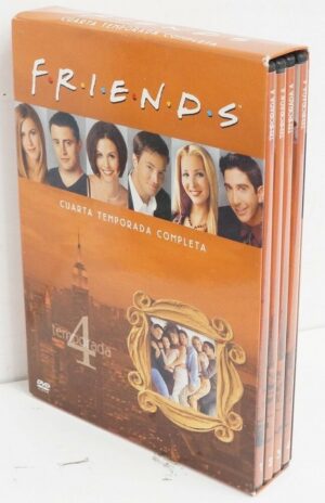 FRIENDS Stagione 4 completa n. 4 DVD Film PAL Versione in Spagnolo in Cofanetto
