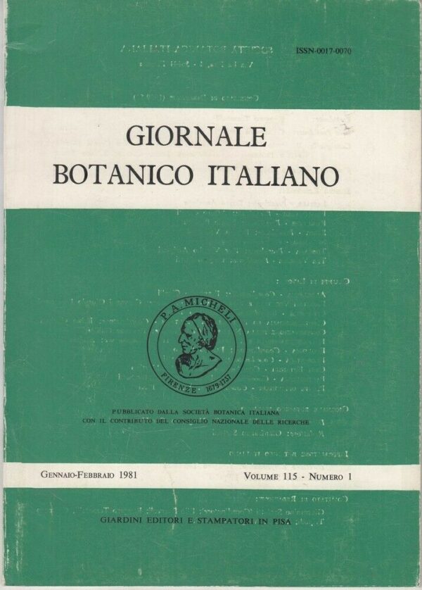 GIORNALE-BOTANICO-ITALIANO-Vol-115-n-1-Anno-1981-Gennaio-Febbraio-123949577342