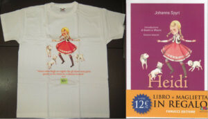 HEIDI di Johanna Spyrii ed. Fanucci  Con Maglietta Bianca