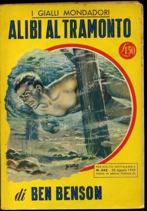 I Gialli Mondadori n.342 ALIBI AL TRAMONTO di Ben Benson