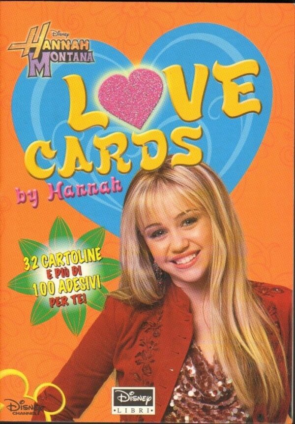 LOVE-CARDS-Hannah-Monana-con-Adesivi-ed-Walt-Disney-Company-Italia-2008-122287953802