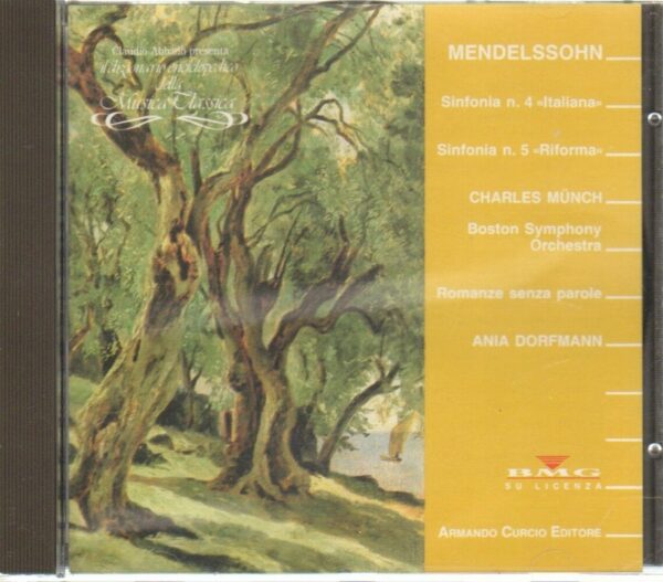 MENDELSSOHN-SINFONIA-N-4-5-C-Munch-ROMANZE-SENZA-PAROLE-A-Dorfmann-Editor-123477835792