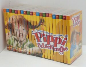Le fantastiche avventure di Pippi Calzelunghe. Raccolta Completa n. 21 DVD in Italiano. Versione edicola