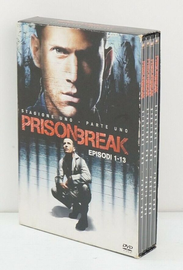 PRISON-BREAK-Stagione-1-Parte-1-n-6-DVD-con-Cofanetto-Slipcase-113907758612