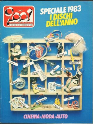 Rivista Ciao 2001 Anno 1983 n. 51 del 25 Dicembre - In copertina I dischi dell'anno