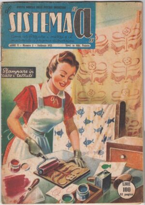 Rivista Il Sistema A. Anno 1953 n. 2. La rivista delle piccole invenzioni
