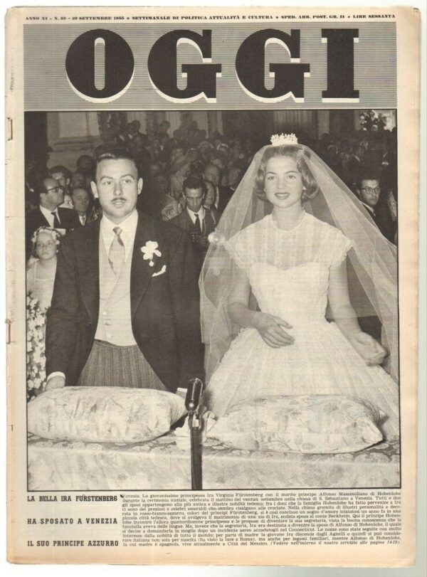 Rivista-OGGI-Anno-1955-n-39-del-29-Settembre-In-copertina-Virginia-Furstenberg-123046071282