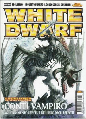 Rivista WHITE DWARF WD 150 Agosto 2011. Warhammer ed. Games Workshop