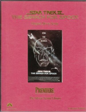 STAR TREK III The Search For Spock. Original Movie Script Sceneggiatura Original