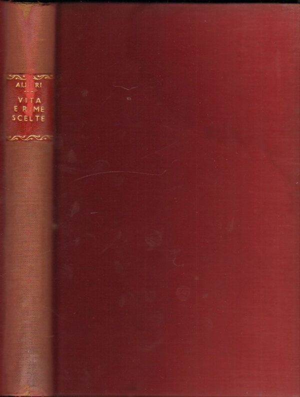 VITA-E-RIME-SCELTE-di-Vittorio-Alfieri-ed-Societ-Editrice-Dante-Alighieri-1924-122378925872