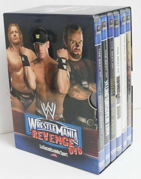 WRESTLE-MANIA-REVENGE-n-6-DVD-in-Cofanetto-Abbinamento-Editoriale-113442605522