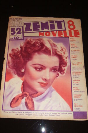 ZENIT (8 NOVELLE) anno VII N.52 rivista del 1936