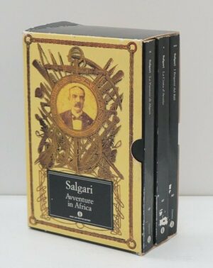 AVVENTURE IN AFRICA di Emilio Salgari con Cofanetto ed. Mondadori