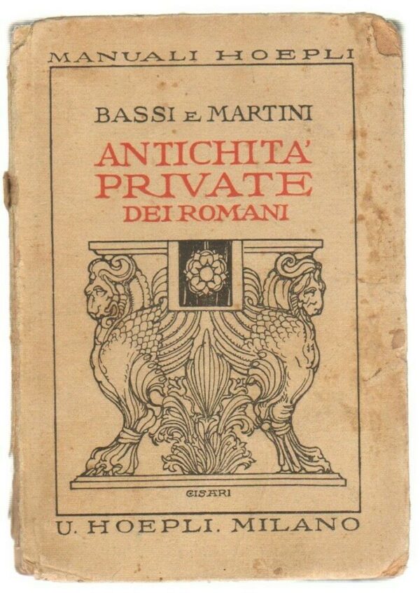 Antichita-Private-dei-Romani-di-W-Kopp-e-N-Moreschi-Hoepli-123670034963