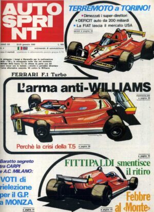 Autosprint 1980 n.4 Gennaio - l'arma anti Williams