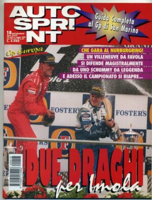 Autosprint 1996 n.18 -Due draghi per Imola,Frank Williams 10 anni dopo incidente