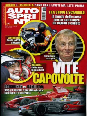 Autosprint 2008 n.14 Aprile - Schumacher, Mosley, Maradona, Kubica
