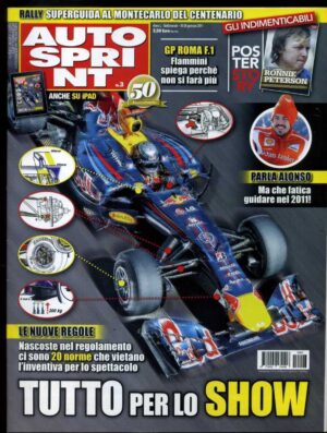 Autosprint 2011 n.3 Gennaio - Poster story incluso