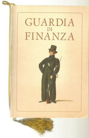CALENDARIO GUARDIA DI FINANZA Anno 1965 Con Cordoncino originale