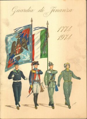CALENDARIO GUARDIA DI FINANZA Anno 1974 Senza cordoncino originale