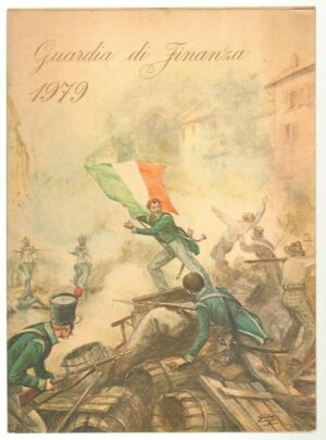 Calendario Guardia di Finanza anno 1979 senza cordoncino. Guardia di Finanza