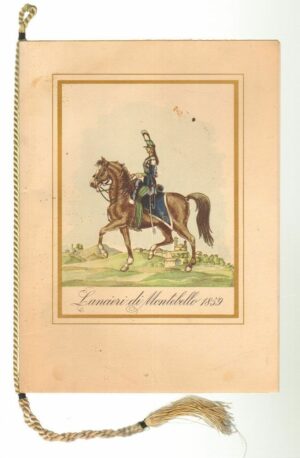 Calendario Lancieri di Montebello Anno 1964 - Con Cordoncino Originale