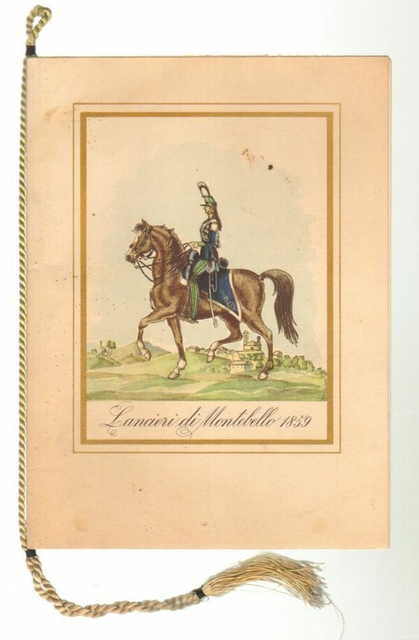 Calendario-Lancieri-di-Montebello-Anno-1964-Con-cordoncino-originale-112688589753