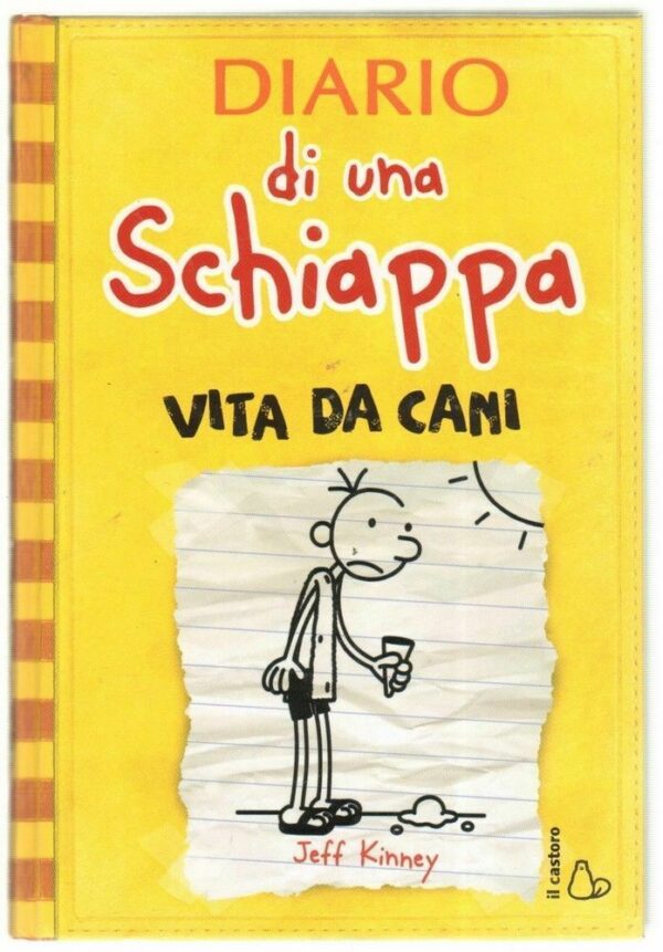DIARIO-DI-UNA-SCHIAPPA-VITA-DA-CANI-di-Jeff-Kinney-ed-Il-Castoro-2011-113247697853