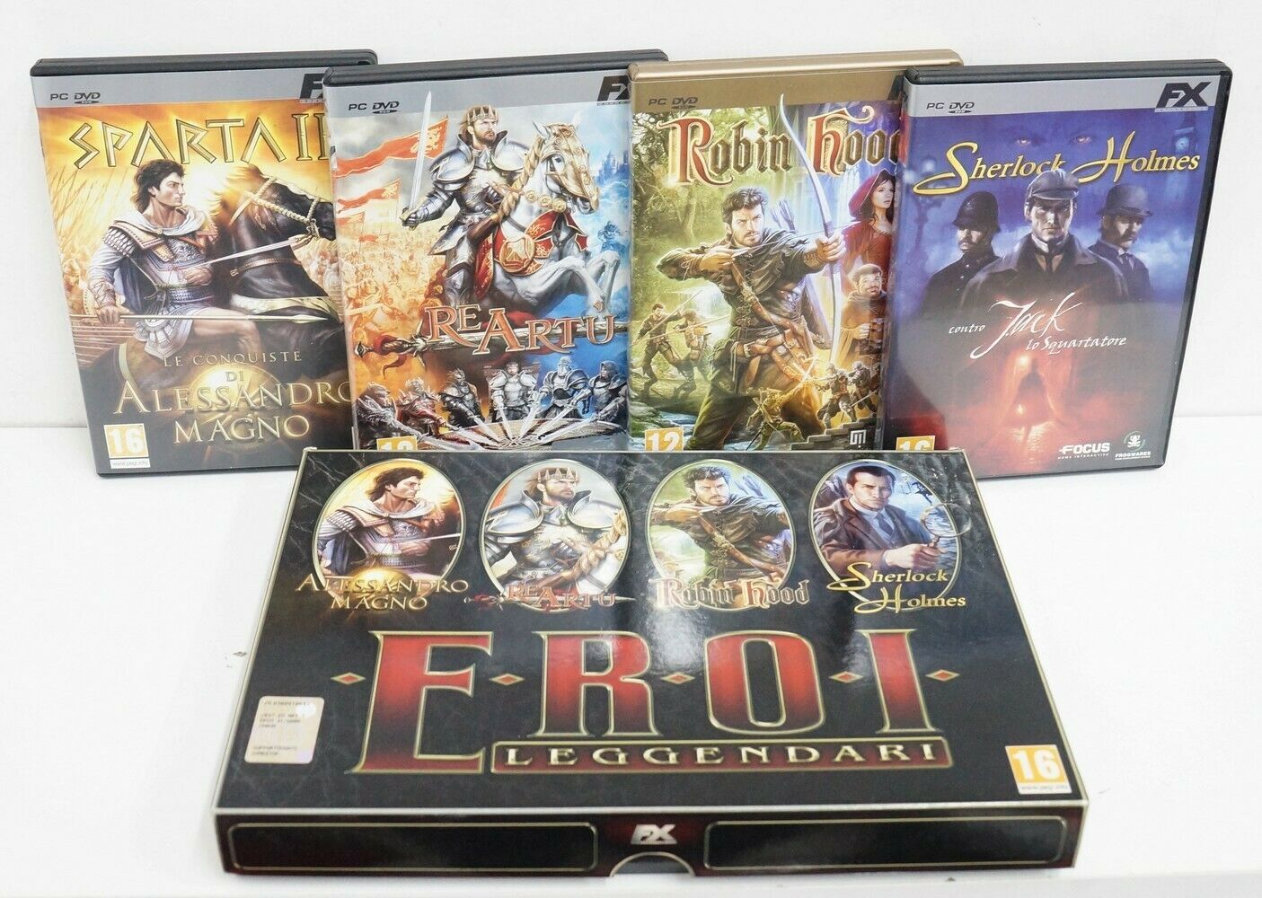 Eroi Leggendari Deluxe – Videogioco PC Big Box (4 dischi) – Emporio di milo