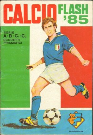 Figurine CALCIO 1985 '85. Edizioni Flash. Incompleto, con 139 figurine attaccate su 560