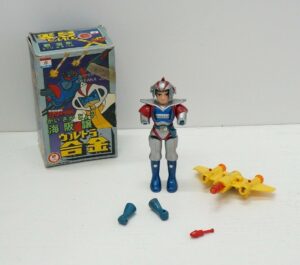 KAISAKA JOE Pilota Gloizer SUPERBOY - Rotto e Incompleto - in Metallo Vintage. Nakaj